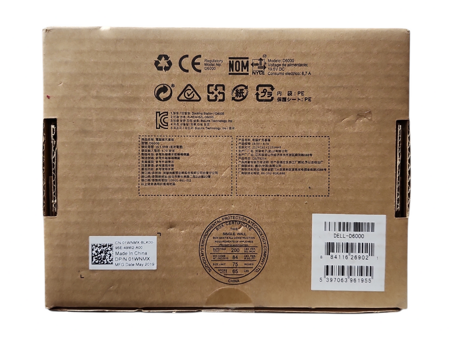 *OPEN BOX* Dell D6000 USB 3.0 UHD 4k Universal Docking Station