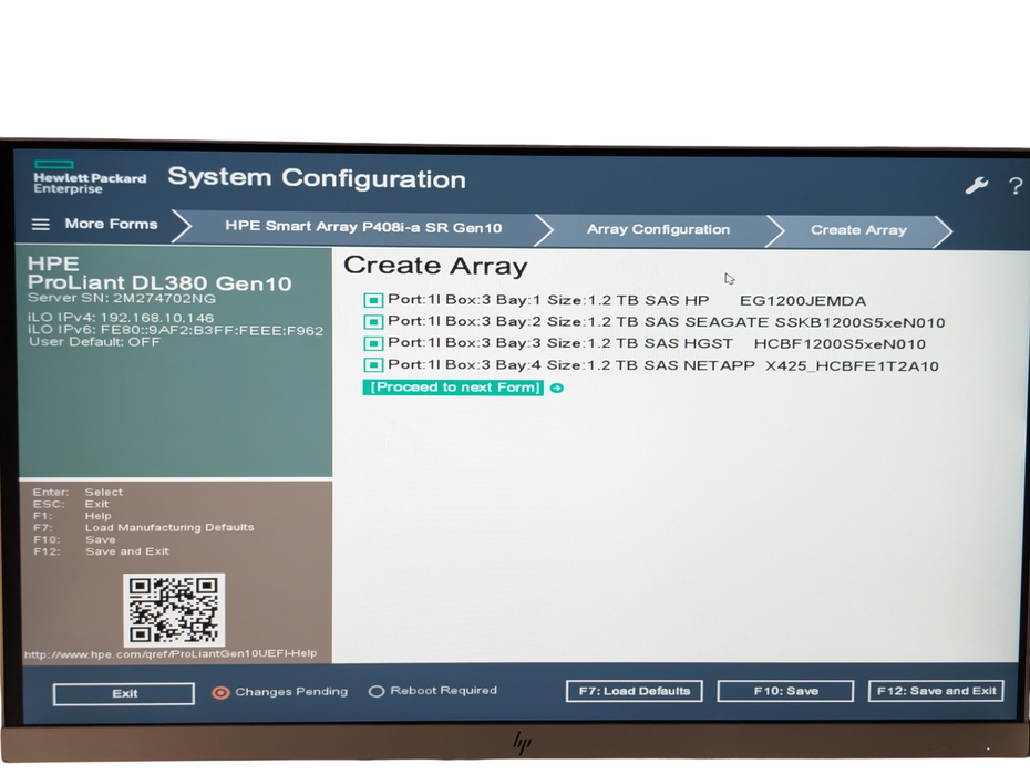 HPE ProLiant DL380 Gen10 2x Xeon 6152 44 Cores 64GB RAM 4x 1.2TB HDD  -