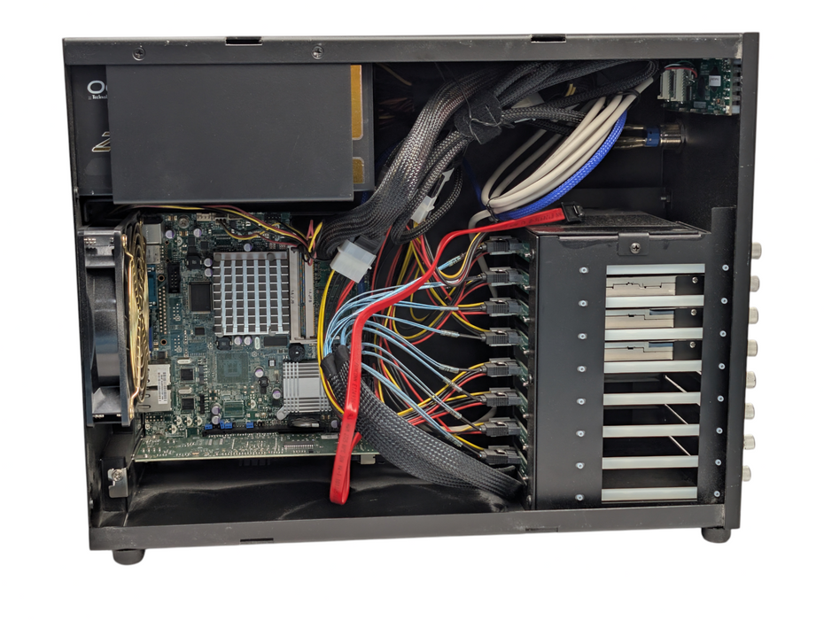 StorageQuest CD Media Enclosure Box / Duplicator SAS3081E HBA Atom D525 CPU -
