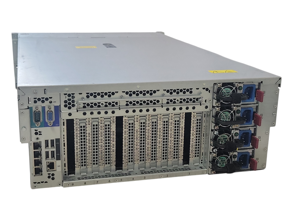 HP DL580 Gen9 4x Xeon E7-8890v3 128GB DDR4 P830i 4x PSU, 5x 2.4TB SAS HDDs _