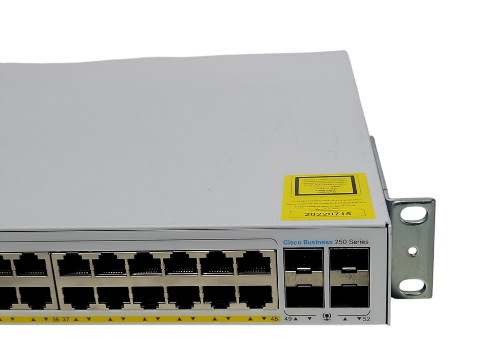 Cisco CBS250-48PP-4G 48-Port Gigabit PoE Smart Switch CBS250-48PP-4G _