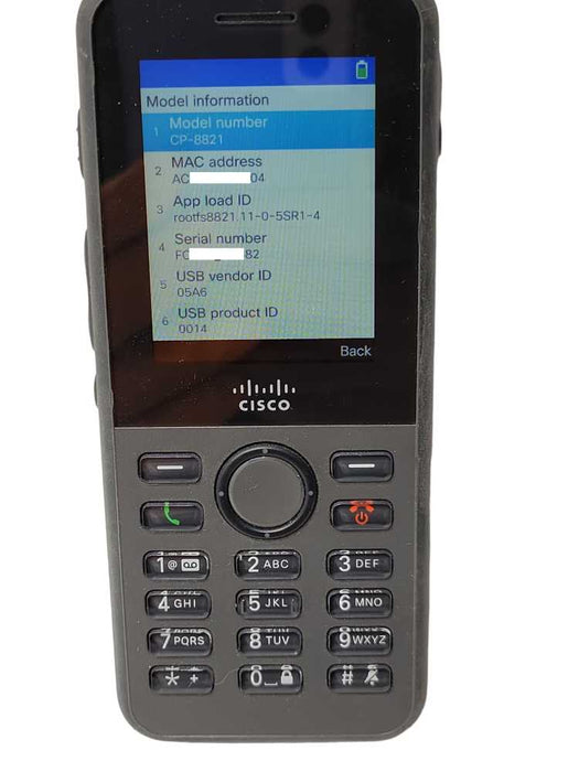 Cisco CP-8821-K9 Wireless IP VoIP Phone _