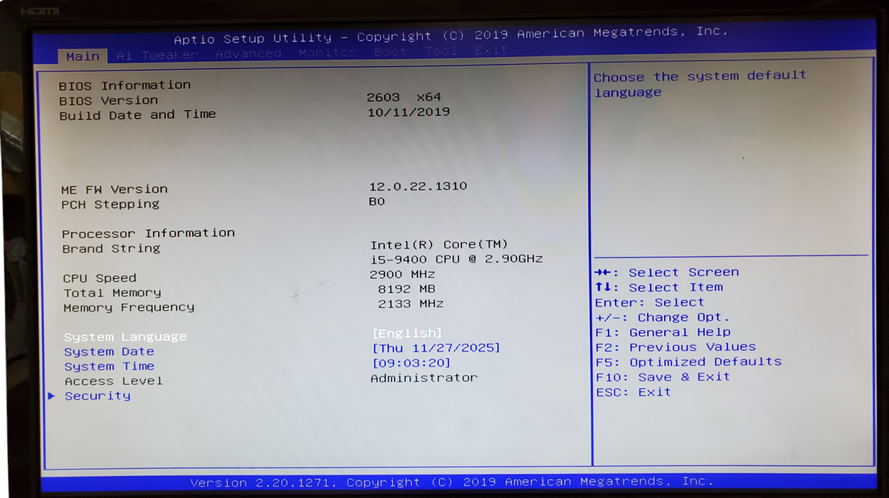 Custom PC | Prime B360M-C, Core i5-9400, 8GB DDR4, 500GB SSD