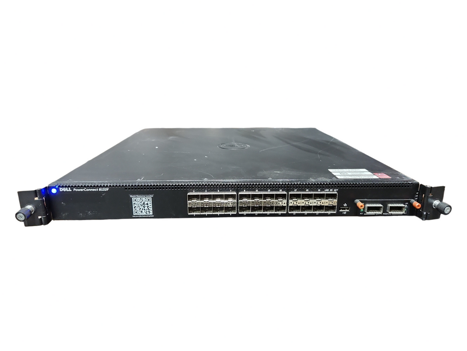Dell PowerConnect 8132F, 24-Port 10G SFP+ L3 Switch w/ 40Gb QSFP+ Module