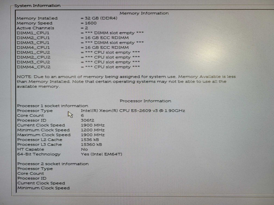 Dell Precision T7810 -  Xeon E5-2609 v3 32GB DDR4 QUADRO K420 825W PSU !