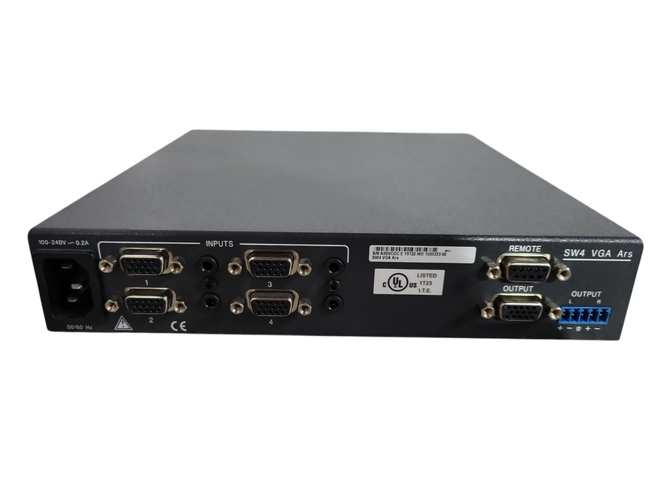 Extron SW4 VGA/Ars Series VGA and Stereo Audio Switcher  !