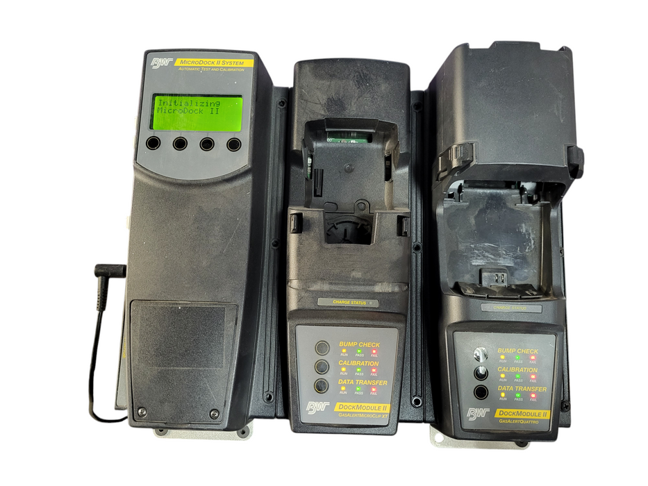 BW MicroDock II System w/ Regulator GasAlert Micro 5 Docking Station Surplus $