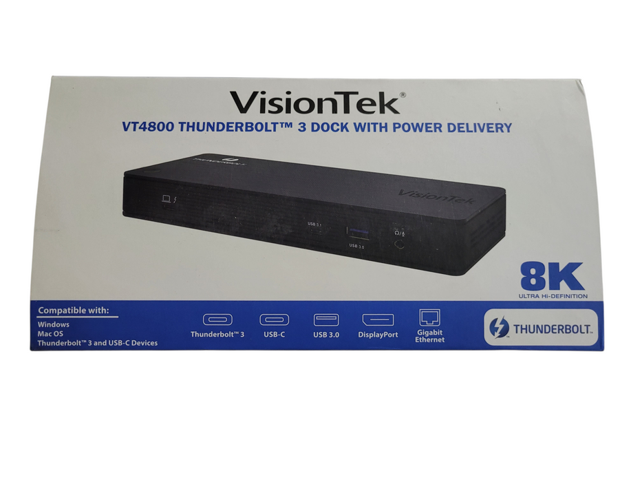 StarTech Triple-Monitor USB 3.0 Docking Station - Black/Silver (USB3DOCKH2D