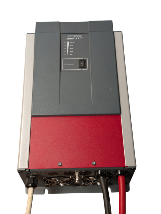 Powersine 1600-12 1600VA 12 Volt AC DC Power Inverter 12v DC to 115V AC  -