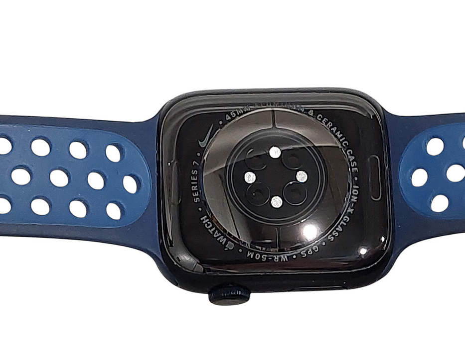 Apple Watch Series 7 Nike S/M Blue Wristband GPS 45MM ( Parts ) =