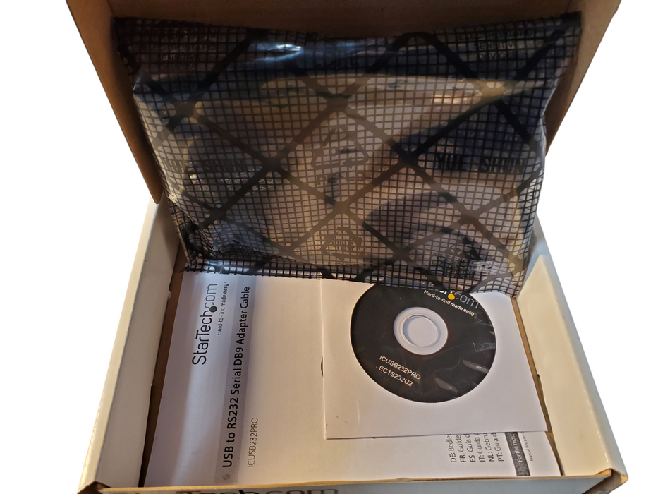 STARTECH USB to RS232 Serial DB9 Adapter Cables ICUSB232PRO