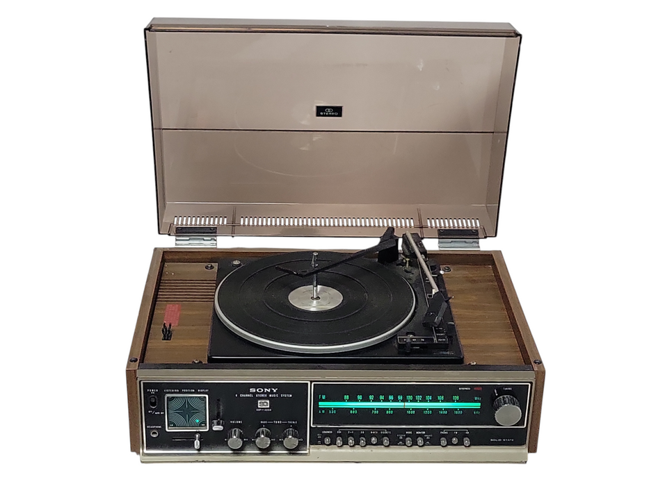 Sony 4CH Stereo music System SQP-400A, No Speaker, READ _