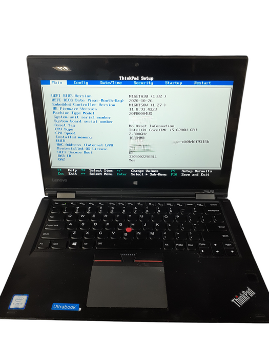 Lenovo ThinkPad Yoga 260 13" Core i5-6200U 2.3GHz 16RAM 256GB SSD|READ  BudLap