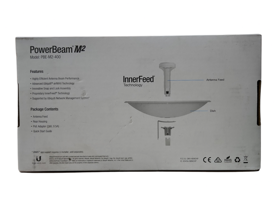 *NEW SEALED* Ubiquiti Networks PowerBeam M2 InnerFeed airMAX Bridge