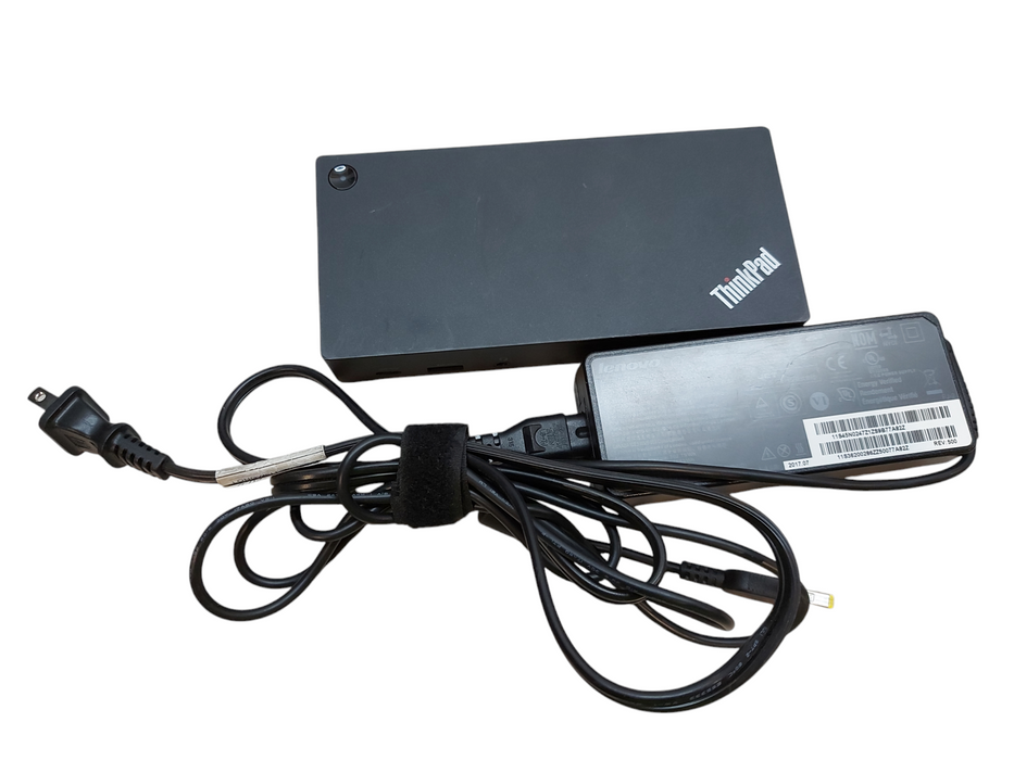 LENOVO ThinkPad USB-C Dock Gen 2 40S with Power Adapter