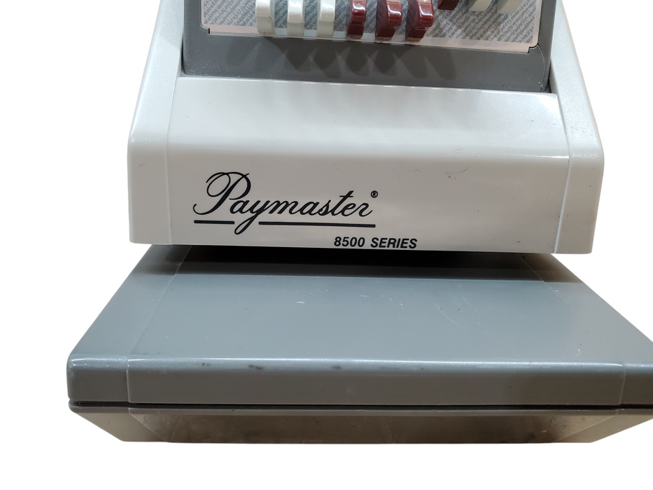Paymaster Model 8500-9 Series Check Writer w/ Keys