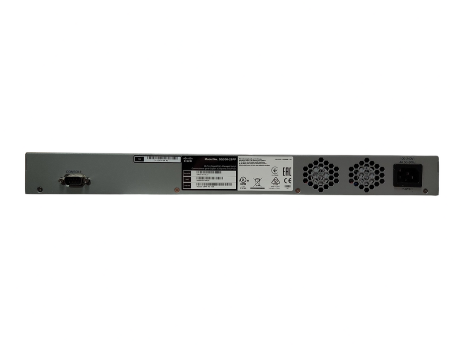 Cisco SG300-28PP-K9 V04, 28-Port Gigabit PoE+ Managed Switch, 2x SFP