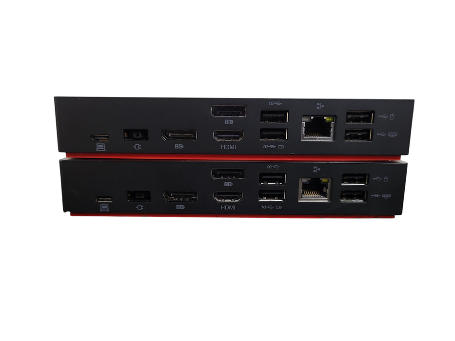 LOT 2x Lenovo ThinkPad USB-C Dock Gen 2 LDC-G2 !