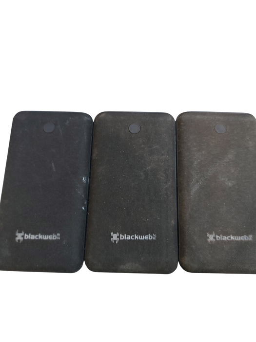 Lot 3x BlackWeb 10000 mAh Power bank(BWA21WI503C Black)