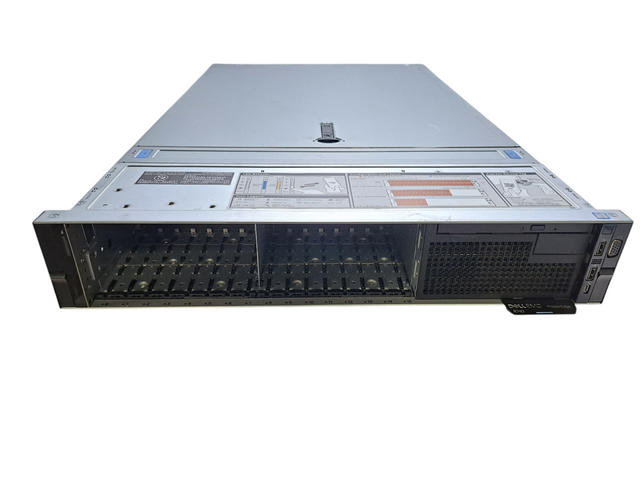 Dell PowerEdge R740 2U 16x 2.5"| 2x Xeon Gold 5118, 128GB DDR4, H740P, S140 )