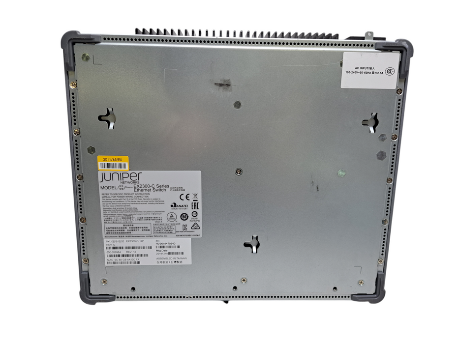 Juniper EX2300-C-12P | 12-Port Gigabit PoE+ Silent Switch w/ 2x 10G SFP+ )