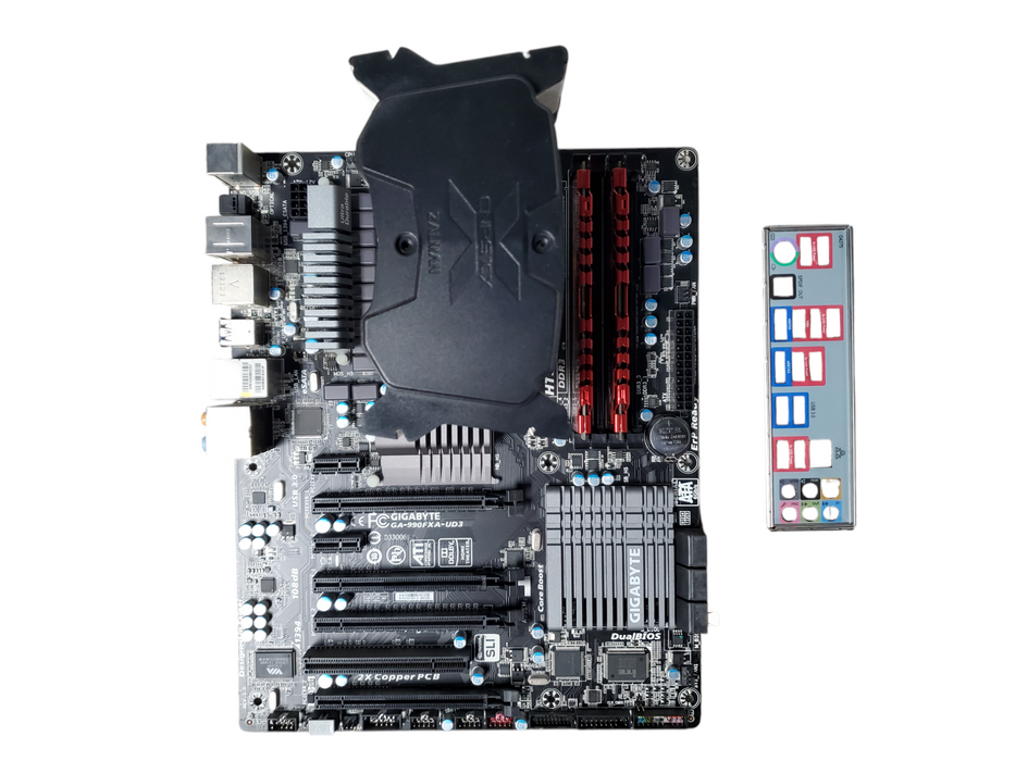 Gigabyte GA-990FXA-UD3 with AMD FX-8350 8GB ram NO HDD NO GPU