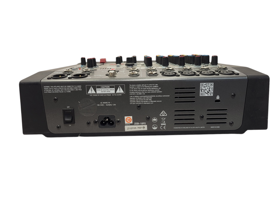 Allen & Heath Zedi-10FX Recording Mixer 10 Channel Live  $