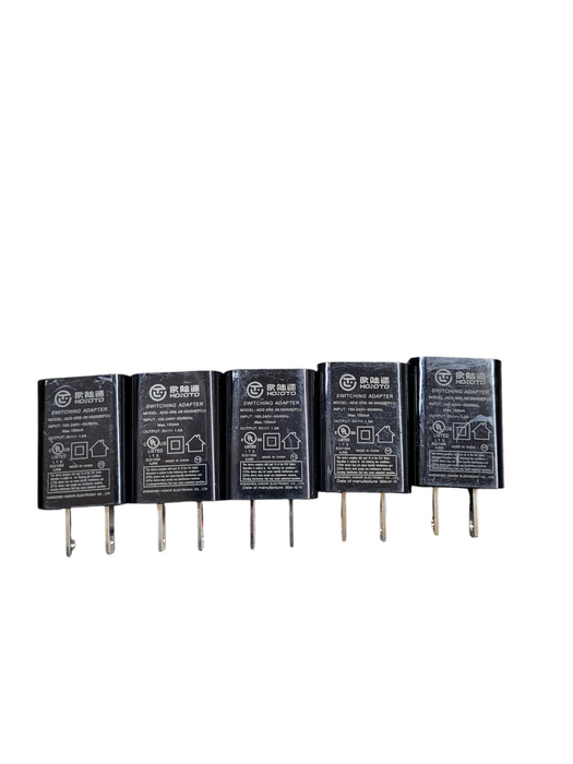LOT 25x HOIOTO ADS-5RE-06 05050EPCU 5V 1A AC/DC ADAPTER USB Power Supply