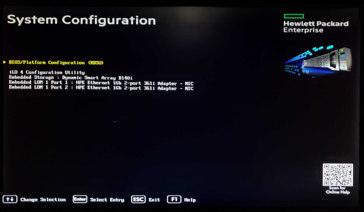 HP ProLiant DL160 Gen9 1x Xeon E5-2603 v3 64GB DDR4 B140i - No HDD