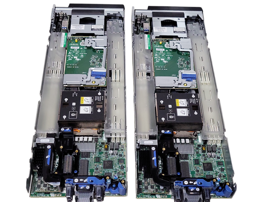 Lot of 2x HP ProLiant BL460c Gen10 - 2x Xeon Platinum 8153 CPUs, NO RAM/HDD _