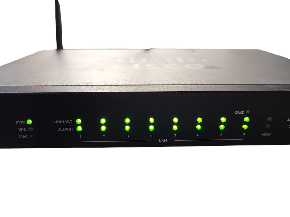 CISCO RV260W 8-port Gigabit Wireless-AC VPN Router, READ $