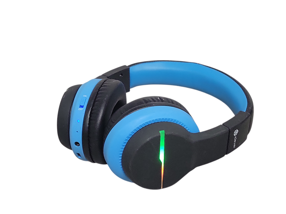 iClever BTH12 Bluetooth LED Lights Wireless Headphones, _
