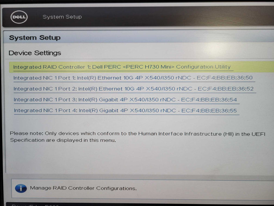 Dell PowerEdge R630 1U Xeon E5-2640 v4 @ 2.6Hz 32GB RAM H730 Mini 8x 2 !