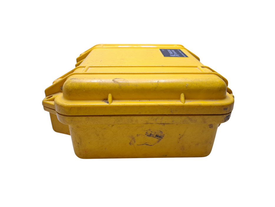Pelican 1200 Case Yellow Hard Case Heavy Duty w/ Foam Q)