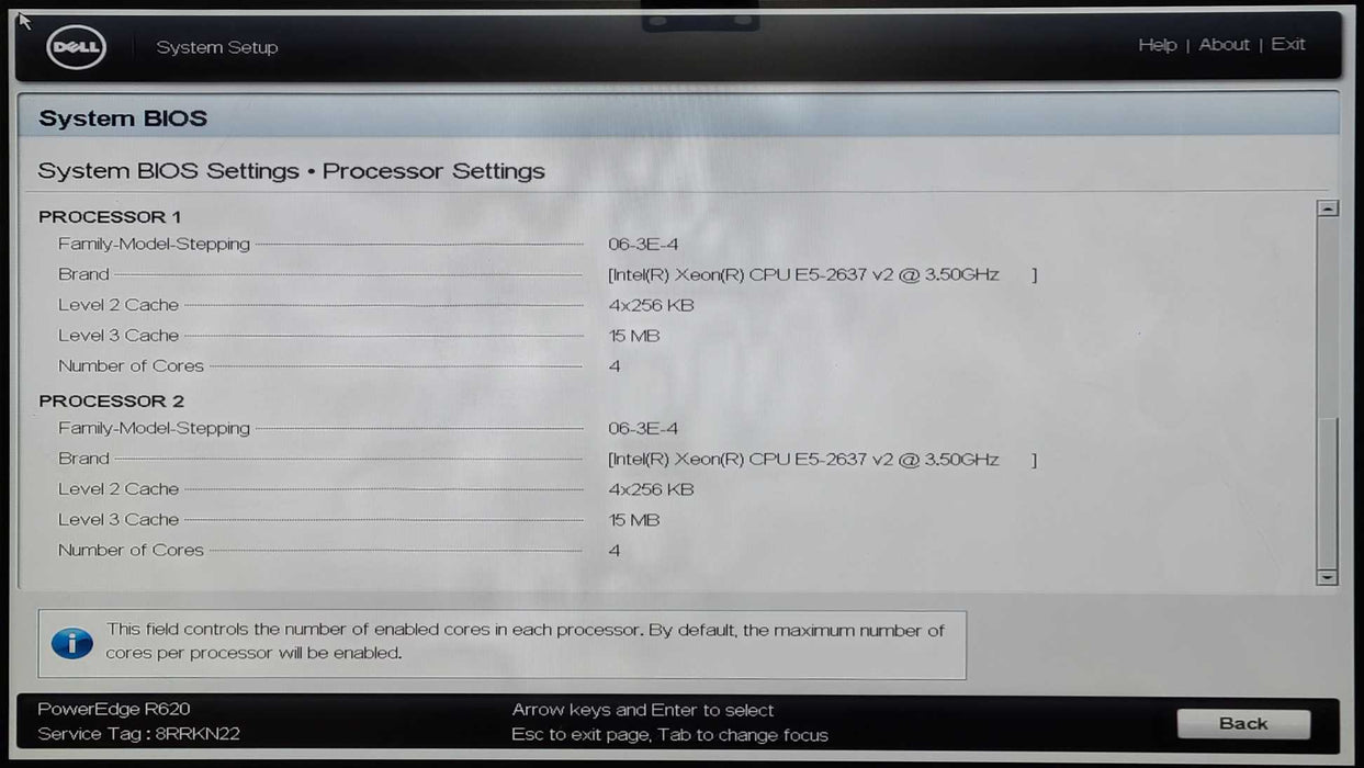 Dell PE R620 1U 10x2.5", 2x Xeon E5-2637v2 3.50GHz, 96GB, PERC H710 MINI, 2x PSU