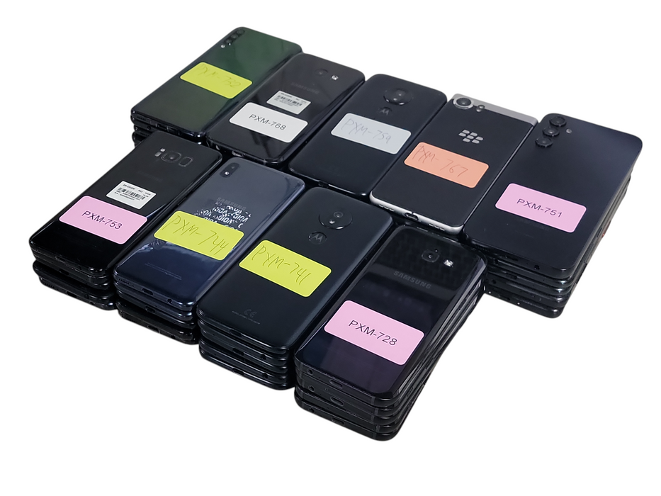 Lot of 45x Android Phones [Samsung/Motorola | B Condition][PXM-22] (