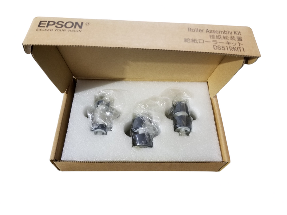 Epson ES-400 Color Duplex Document Scanner J381A W/ Adapter | Roller Kit