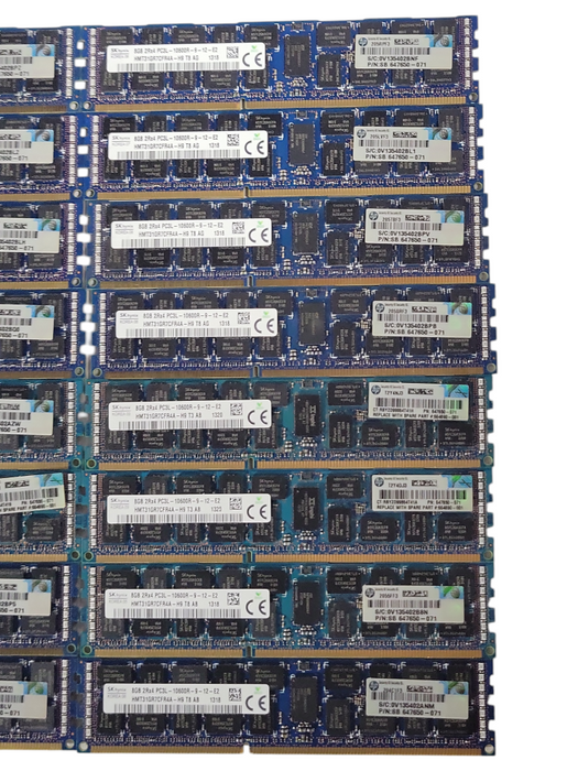 Lot of 22x SkHynix 8GB 2RX4 PC3L-10600R DDR3 SERVER RAMs _