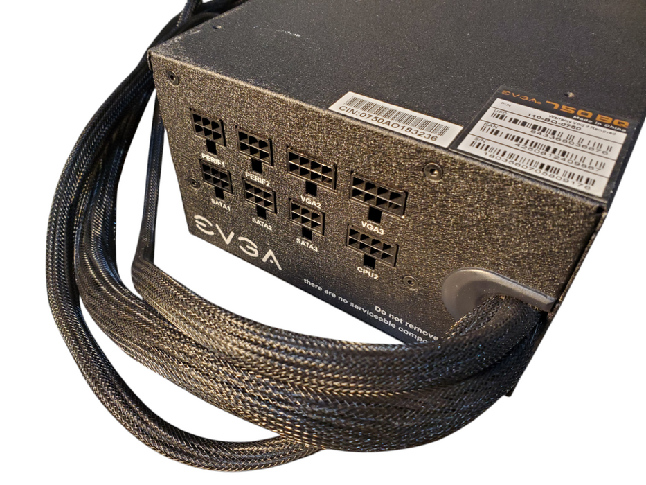 EVGA 750 BQ 80+ BRONZE 750W Semi Modular Power Supply, 110-BQ-0750