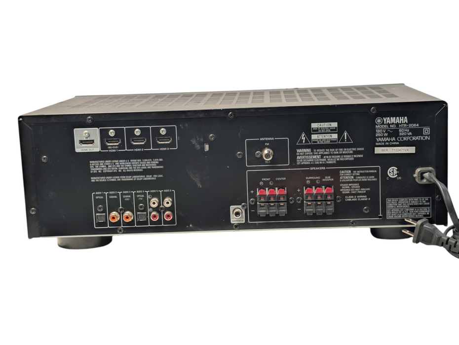 YAMAHA HTR-2064 4K HDMI 5.1 Chanel AV Receiver  -