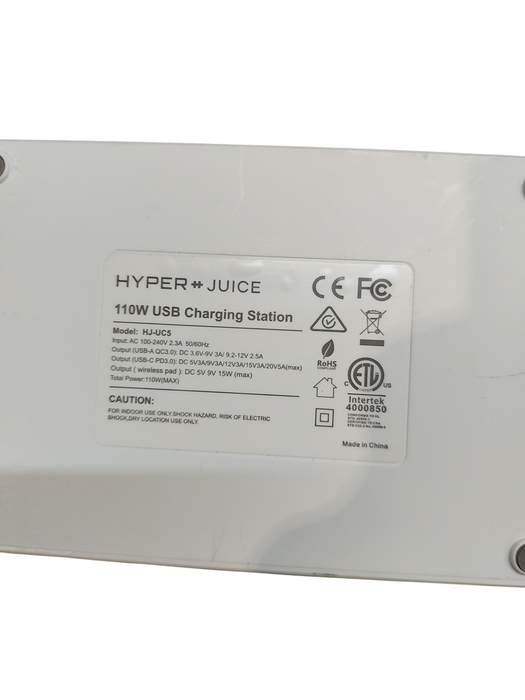 HpyerJuice Wireless Charge HJ-UC5  110W USB Charging Station