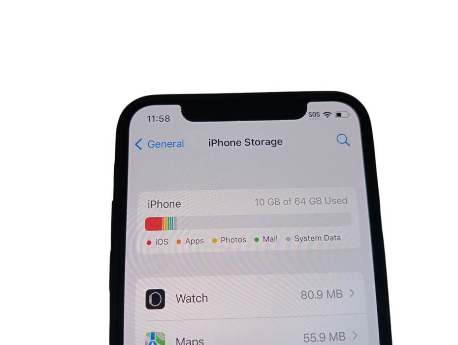 Apple iPhone X - 64GB - Space Gray [A1901] Q