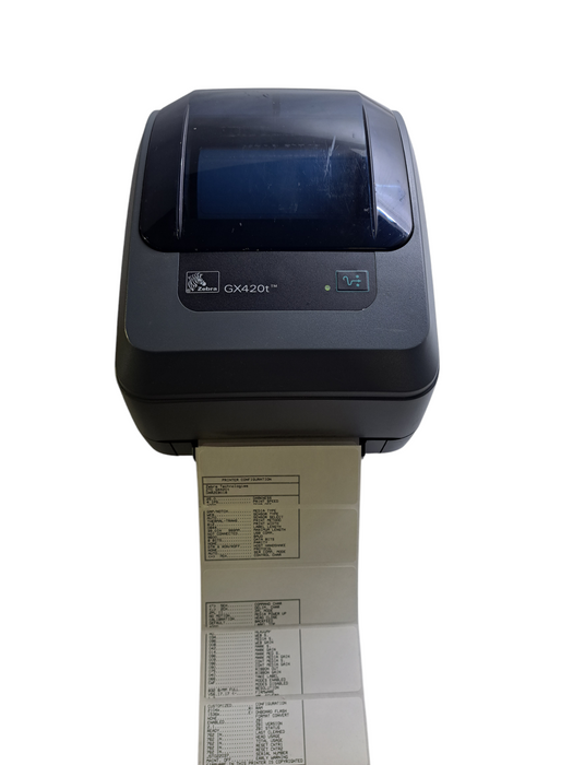Zebra GX420t Thermal Label Printer GX42-102411-000 | Tested !