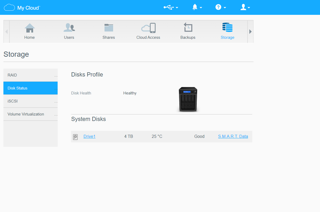 Western Digital WD My Cloud EX4 | 4-Bay NAS w/ 1x 4TB HDD