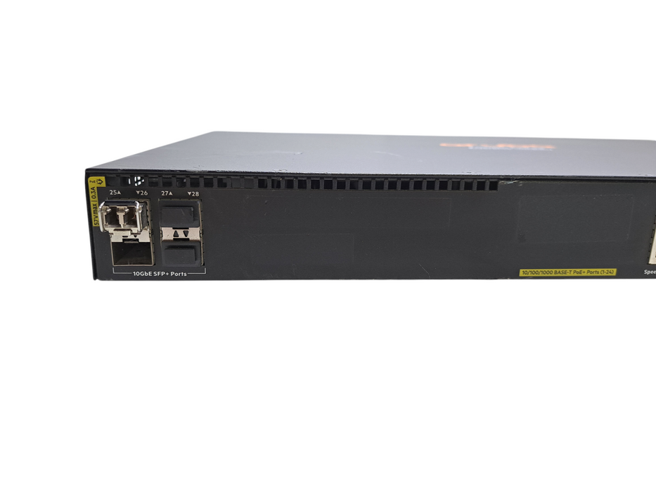 Aruba JL255A 2930F 24G PoE+ 4SFP+ Managed Network Switch )