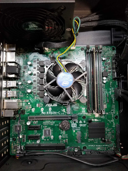 Generic Pc w/ Asus Pro B460M-C Intel i5-10400 CPU 2.90GHz 8GB RAM No HDD