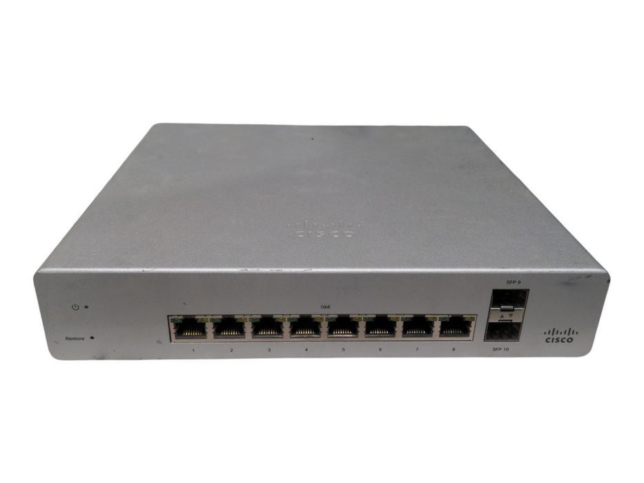 Cisco Meraki MS220-8-HW 8 Port Cloud Managed Switch, Unclaimed !