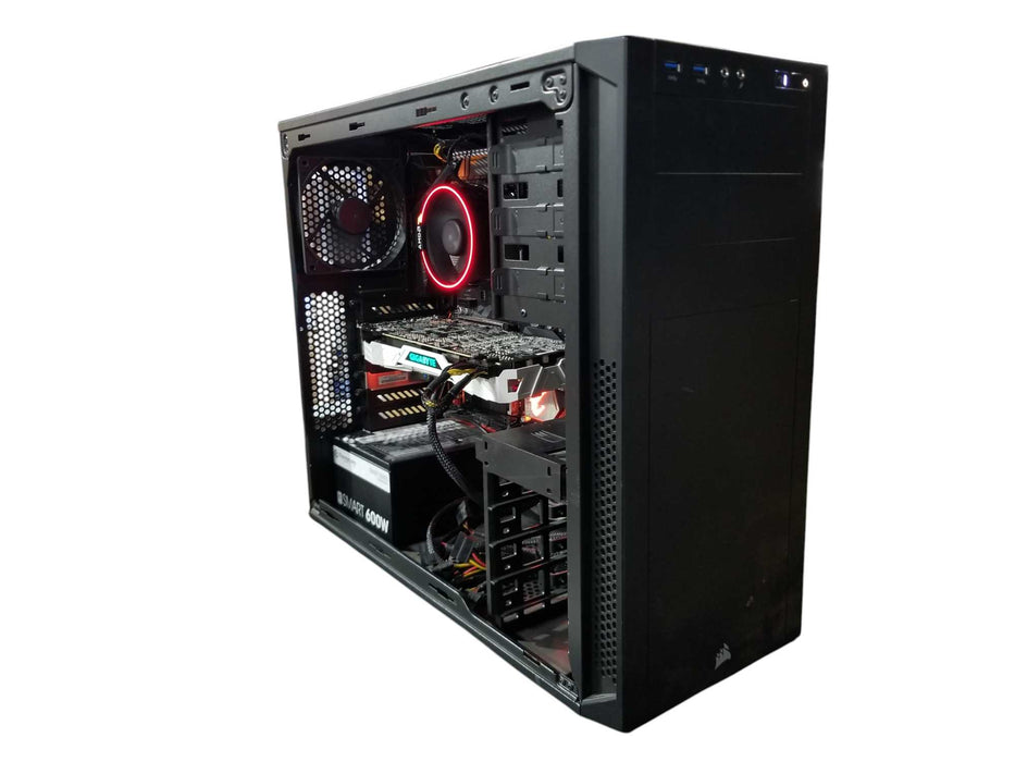 Custom PC AORUS B450 PRO WiFi, Ryzen 7 1700, GTX 1080-11GB GPU, 24GB RAM