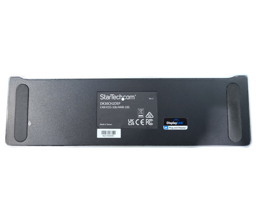 STARTECH DK30CH2DEP 4K USB-C Universal Docking Station w/ AC Adapter