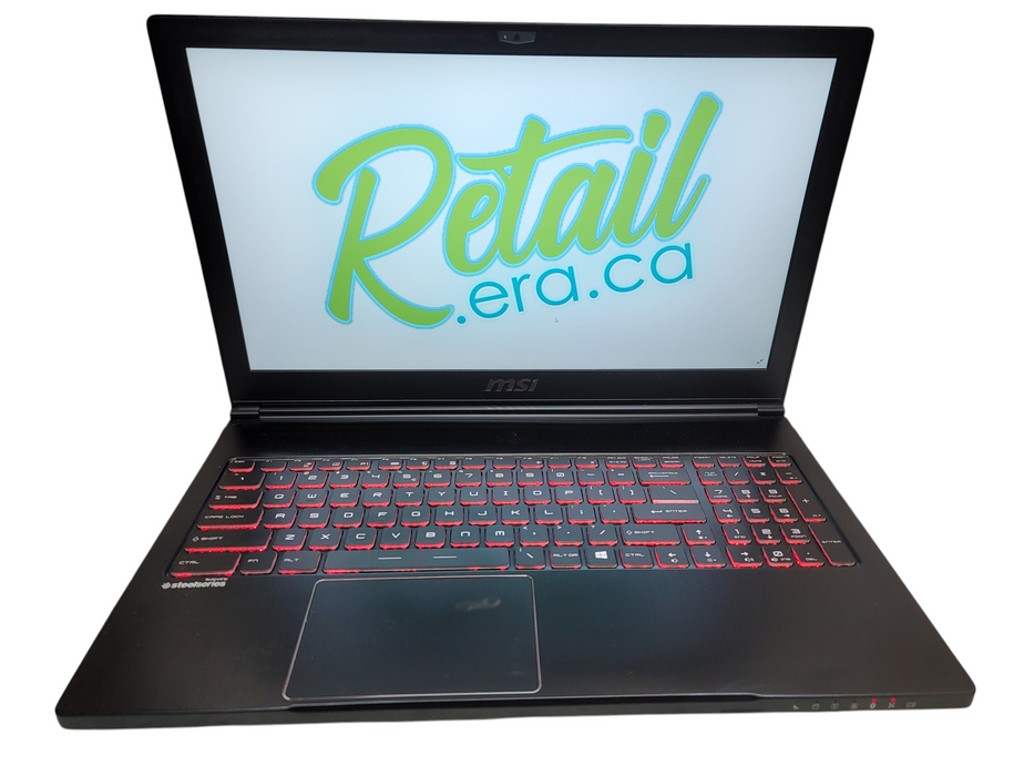 MSI Stealth Pro GS63VR i7-6700HQ 16GB DDR4 GTX 1060 128GB SSD NO BATTERY  β Lap200